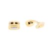 Hermès  pair of cufflinks in yellow gold and white gold - 00pp thumbnail