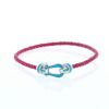 Fred Force 10 medium model bracelet in white gold and lacquer - 360 thumbnail