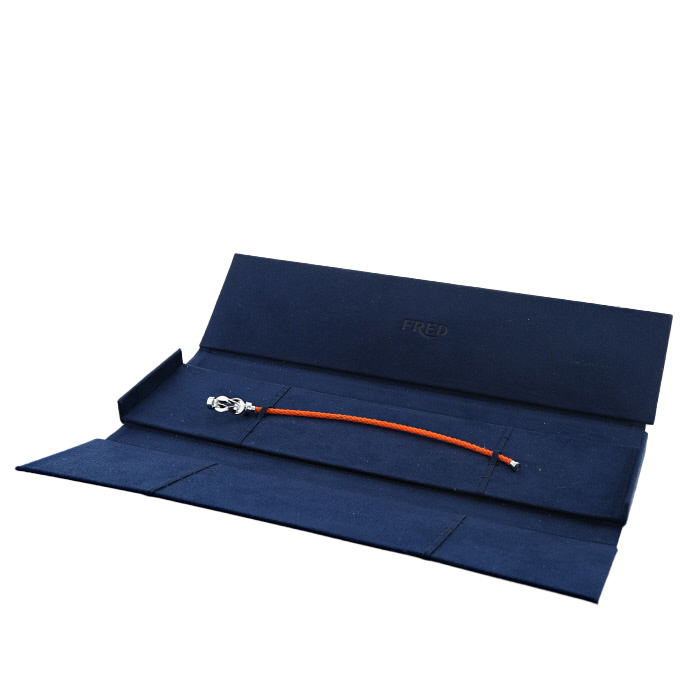 Bracciale Fred Chance Infinie modello medio in oro bianco - Detail D2