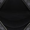 Porta-documentos Louis Vuitton   en lona a cuadros y cuero negro - Detail D3 thumbnail