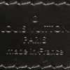 Porta-documentos Louis Vuitton   en lona a cuadros y cuero negro - Detail D4 thumbnail