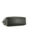 Louis Vuitton   briefcase  damier graphite canvas  and black leather - Detail D5 thumbnail