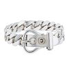 Bracelet souple Hermès Boucle Sellier en argent - 00pp thumbnail