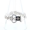 Bracciale flessibile Hermès Boucle Sellier in argento - 360 thumbnail
