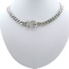 Hermès Boucle Sellier necklace in silver - 360 thumbnail