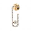 Messika Move Addiction earring in pink gold and diamonds - 360 thumbnail