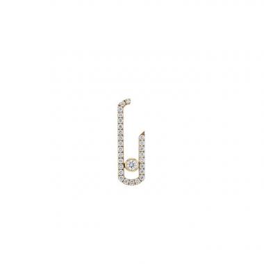 Messika Move Addiction earring in pink gold and diamonds