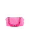 Sac à main Chanel  Timeless Classic en tissu-éponge rose - 360 thumbnail