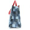 Louis Vuitton  Onthego shopping bag  in blue jean damier canvas - Detail D5 thumbnail