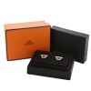 Hermès Finesse earrings in pink gold and diamonds - Detail D2 thumbnail