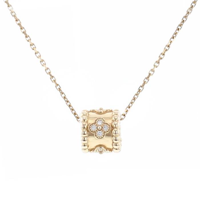 Collana Van Cleef 
Arpels Perlée Trèfles in oro rosa e diamanti