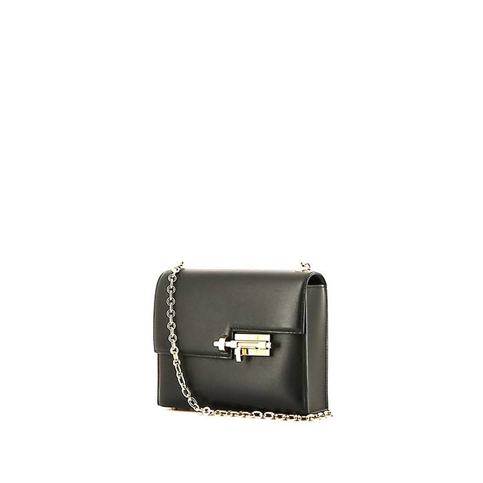 Hermès  Verrou shoulder bag  in black leather - 00pp
