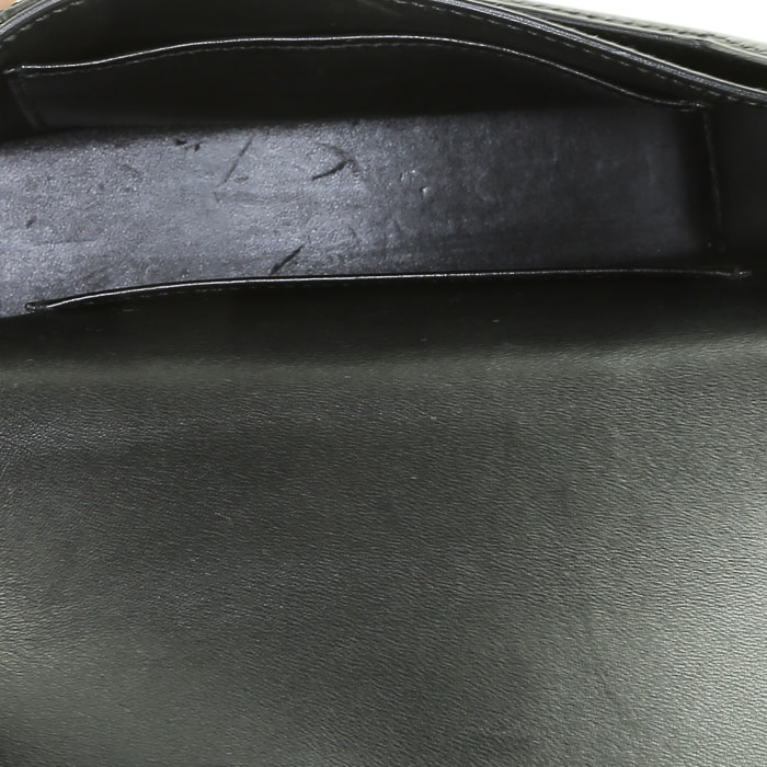 Borsa a tracolla Hermès  Verrou in pelle nera - Detail D2