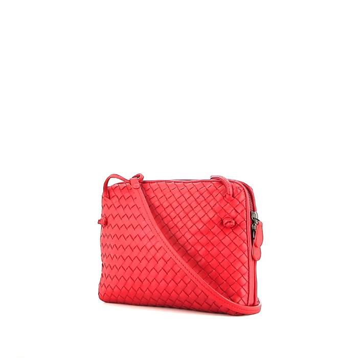 Bottega Veneta  Nodini shoulder bag  in red leather - 00pp