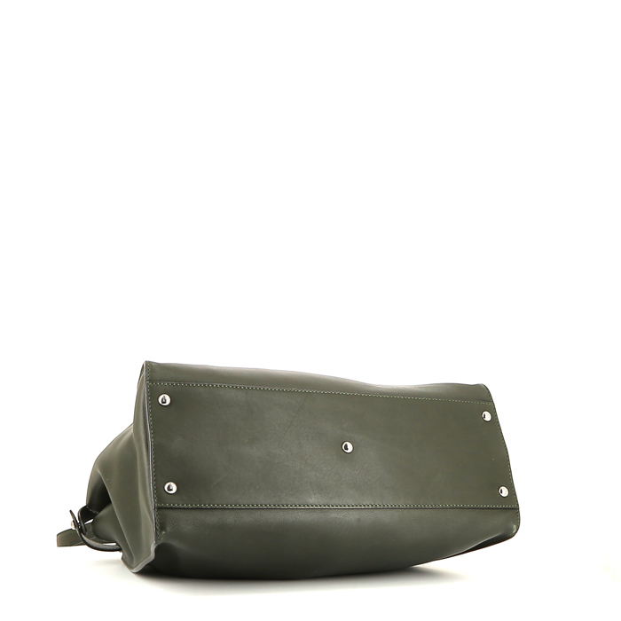 Borsa Fendi  Peekaboo in pelle verde - Detail D5