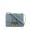 Dior  30 Montaigne shoulder bag  in blue grained leather - 360 thumbnail