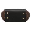 Louis Vuitton  Kimono handbag  in brown monogram canvas  and black leather - Detail D4 thumbnail
