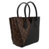 Louis Vuitton  Kimono handbag  in brown monogram canvas  and black leather - Detail D6 thumbnail