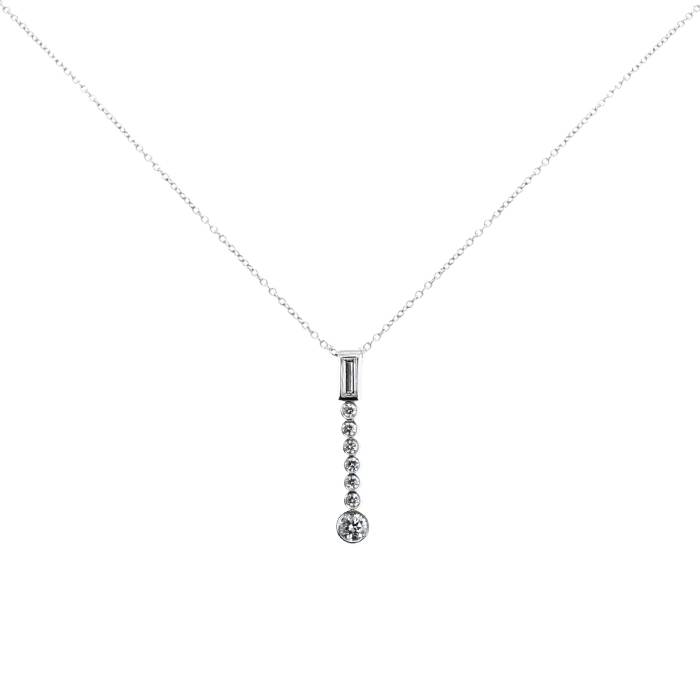 Tiffany & Co Jazz necklace in platinium and diamonds - 00pp
