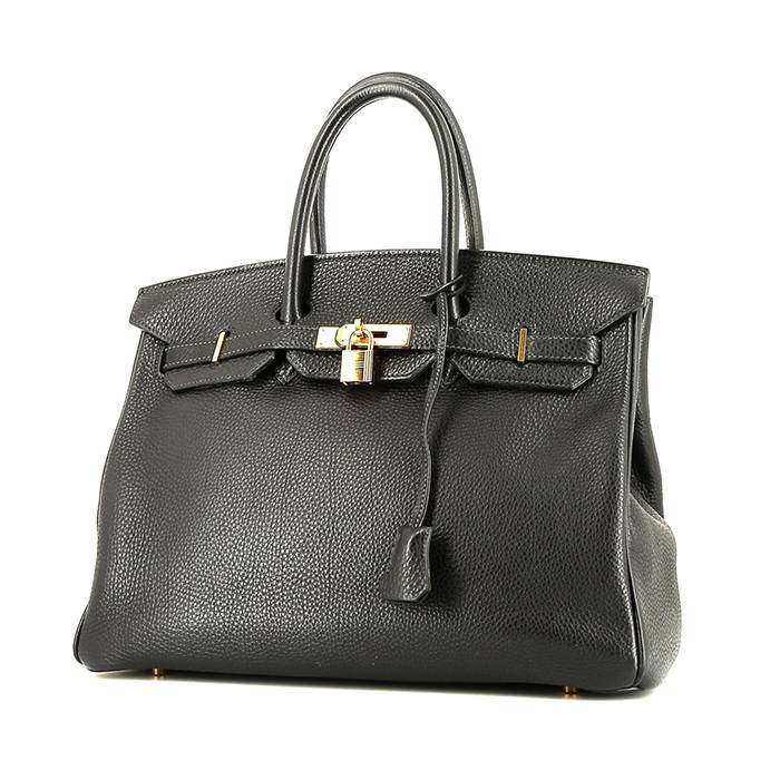Hermès  Birkin 35 cm handbag  in navy blue togo leather - 00pp