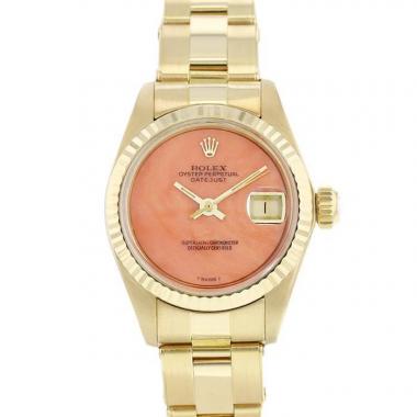 Montre Rolex Datejust Lady en or jaune Ref: Rolex - 6917  Vers 1979