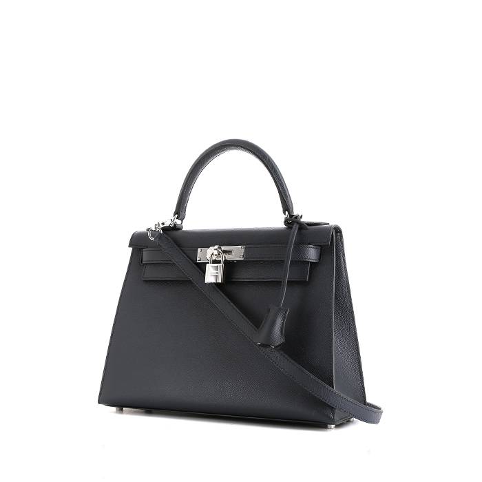 Hermès  Kelly 28 cm handbag  in indigo blue epsom leather - 00pp