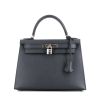 Hermès  Kelly 28 cm handbag  in indigo blue epsom leather - 360 thumbnail