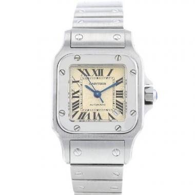 Orologio Cartier Santos in acciaio Ref: Cartier - 2423  Circa 2000