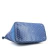 Bolso de mano Goyard  Béluga en tela Goyardine azul y cuero azul - Detail D4 thumbnail