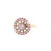 Boucheron Ma Jolie ring in pink gold, diamonds and sapphires - 00pp thumbnail
