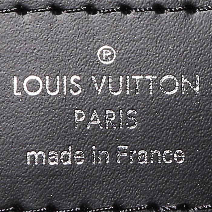 Louis Vuitton  Josh backpack  in brown monogram canvas  and black leather - Detail D3
