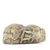 Bottega Veneta  Pouch handbag/clutch  in beige python - Detail D4 thumbnail