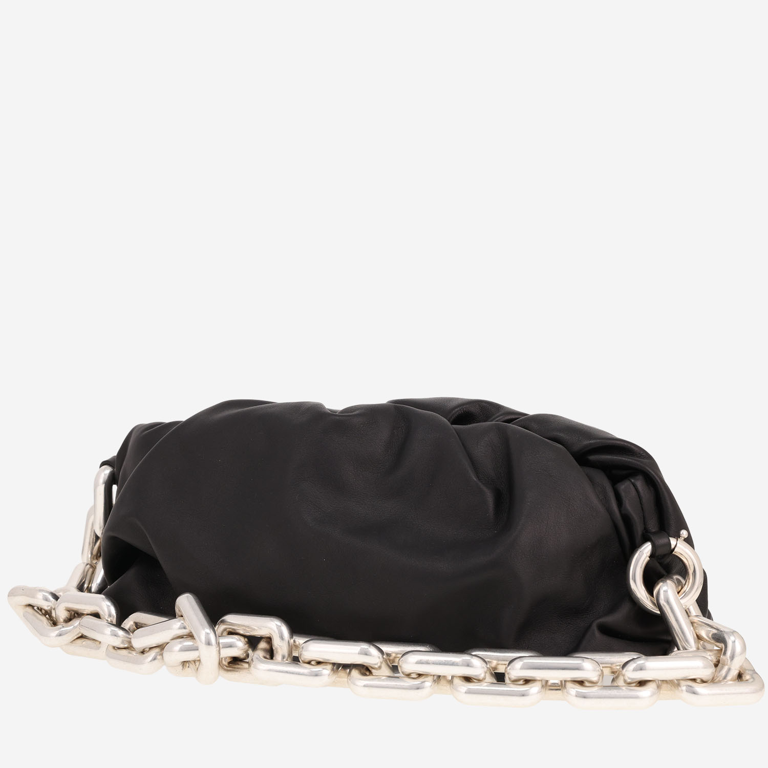 Bottega Veneta Pouch handbag in black leather