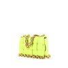 Bottega Veneta  Cassette shoulder bag  in yellow braided leather - 00pp thumbnail