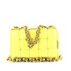Bottega Veneta  Cassette shoulder bag  in yellow braided leather - 360 thumbnail
