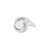 Cartier Trinity Ruban solitaire ring in platinium and diamonds - 00pp thumbnail