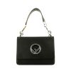 Fendi  Kan I F shoulder bag  in black leather - 360 thumbnail