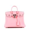 Borsa Hermès  Birkin 25 cm in pelle Swift Rose Confetti - 360 thumbnail