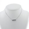 Messika Baby Move necklace in white gold and diamonds - 360 thumbnail