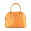 Hermès  Bolide 27 cm handbag  in gold Pecari leather - 360 thumbnail