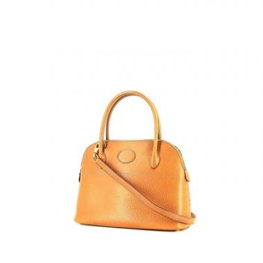 Sac à main Hermès  Bolide 25 cm en cuir de Pecari gold