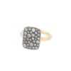 Pomellato Sabbia ring in pink gold, silver and diamonds - 00pp thumbnail