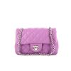 Chanel  Mini Timeless shoulder bag  in purple quilted leather - 360 thumbnail