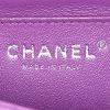 Chanel  Mini Timeless shoulder bag  in purple quilted leather - Detail D3 thumbnail