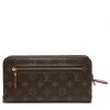 Billetera Louis Vuitton   en lona Monogram marrón - Detail D8 thumbnail