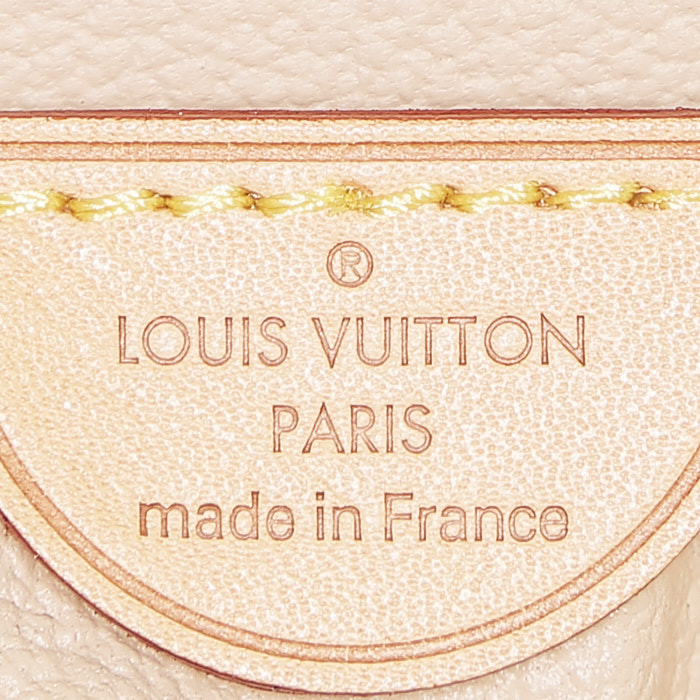 Louis Vuitton  Vanity vanity case  in brown monogram canvas  and natural leather - Detail D3