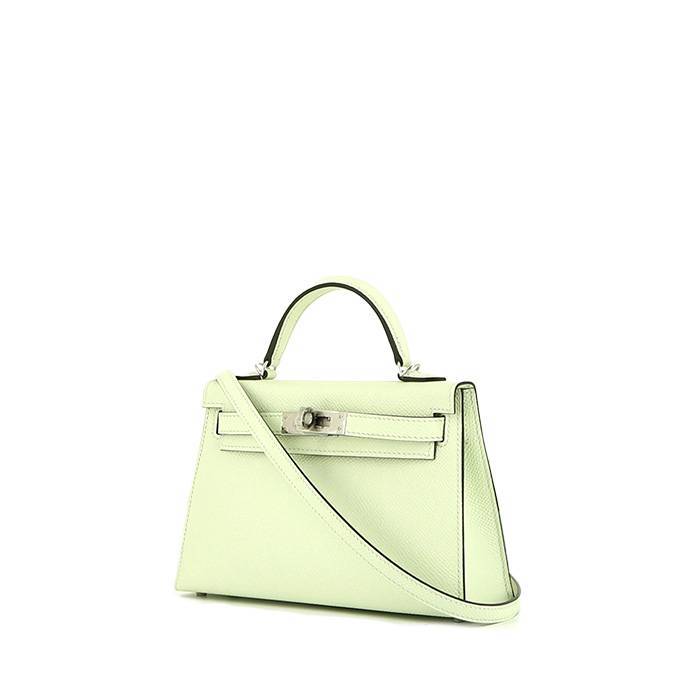 Hermès  Kelly 20 cm handbag  in Vert Fizz epsom leather - 00pp