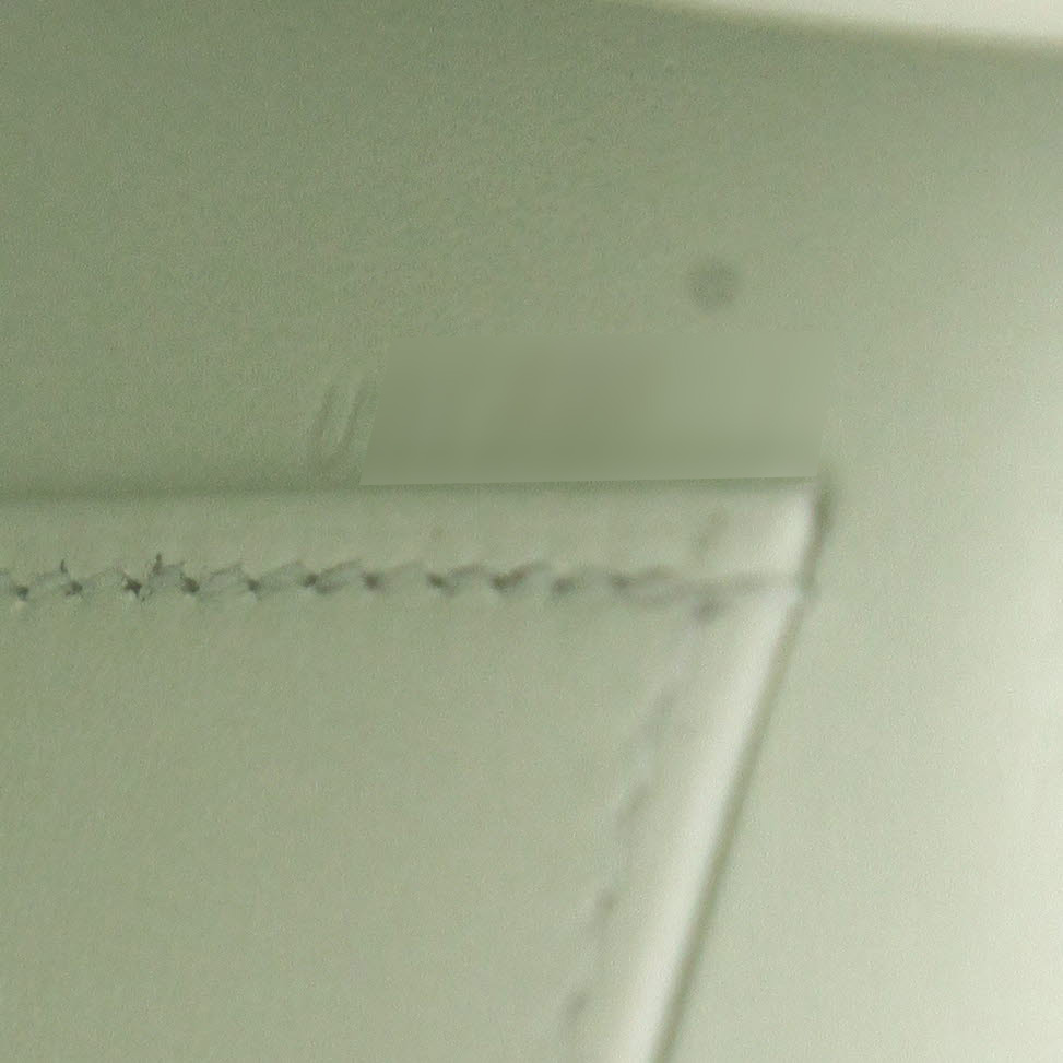 Hermès  Kelly 20 cm handbag  in Vert Fizz epsom leather - Detail D4