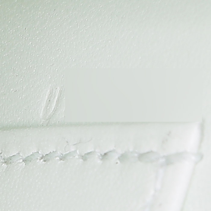 Bolso de mano Hermès  Kelly 20 cm en cuero epsom Vert Fizz - Detail D5