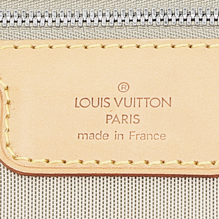 Valigia flessibile Louis Vuitton  Pegase in tela a scacchi marrone e pelle naturale - Detail D3